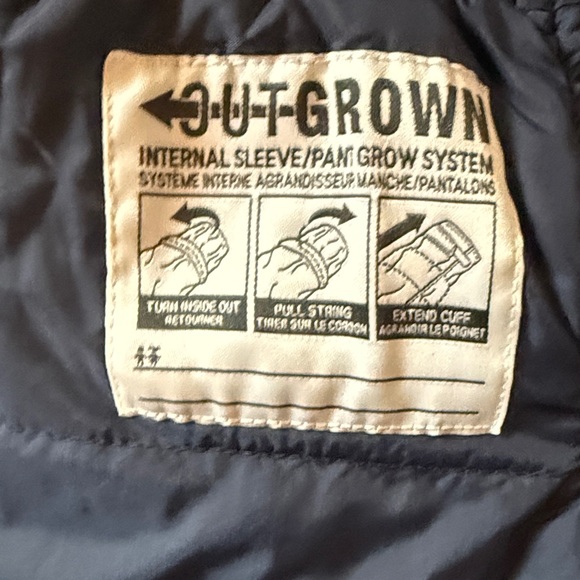 Columbia Kids' Dark Blue Overalls one piece snow bib - Picture 5 of 7